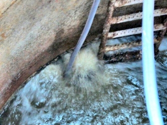 Bild 4: Betrieb eines Wälzbelüfters in einem Abwasserpumpwerk