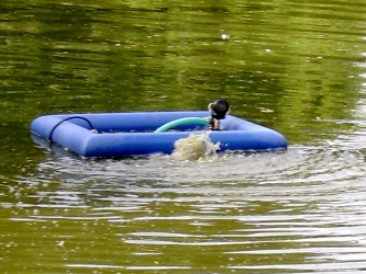 Bild 11: Betrieb eines schwimmenden Wälzbelüfters
